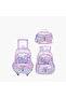 Butterfly Print Lunch Bag with Zip Closure - 7