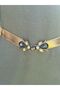 75X3 cm Zircon Stone Bee Buckle Women's Elastic Belt