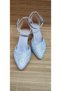 Women's Gray Stone Heeled Evening Dress Shoes - 3