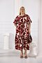 Plus Size Elastic Waist Skirt Pleated Dress - 7