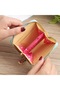 Elegant Ribbon Detailed Pomegranate Flower Small Wallet - 3