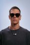 Tamela Dark Brown Green Sunglasses