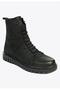 17945Z Genuine Leather Women's Boots Black Nubuck - 2