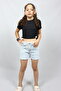 Girl Jeans Shorts Denim Jeans Fabric - 6