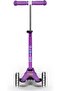MMD141 Mini Deluxe Scooter with LED Wheels, Purple - 3