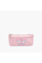 Butterfly Applique Pencil Pouch with Zip Closure