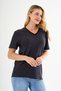 V-Neck Striped T-Shirt - 4