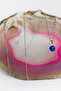 Rahmi Blue Evil Eye Beaded Bijoux Necklace with Frame (Steel Chain 60 cm), Silver Color - 4