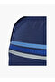 Striped School Backpack with Adjustable Shoulder Straps and Zip Closure - W 31 x H 44 x D 15 cm - 4