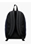 Logo Print School Backpack with Adjustable Straps and Zip Closure - 38x19x43 cm - 3
