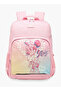 Girls Minnie Mouse Print School Backpack with Adjustable Straps and Zip Closure - 13x31x41 cm