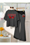 Children's Cherry Printed T-Shirt Spanish Leg Tracksuit Set