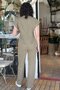 Women's Button Detailed Vest Suit - 4