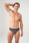 Men's Black - Anthracite Melange - Navy Blue 3-Piece Slip 80436 - 5