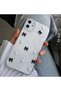 iPhone 12 and 12 Pro Compatible Pearl Camera Design Flexible Silicone Case with Toy - 4