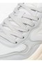 Women's Panelled Lace-Up Sports Shoes - 4