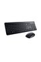 لوحة مفاتيح وماوس لاسلكيان KM3322W 0F19YG - أسود - 2