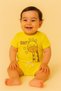 Boys and Girls Cotton Uni Soft Short Sleeve Summer Baby Set 0-6 Months - 4 Years Yellow - 9