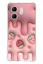 Infinix Hot 50I - Smart 9 Compatible Strawberry Pie Transparent Silicone Case