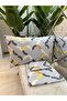 Patterned Single 100% Cotton Elasticless Sheet and Pillowcase Set - 2