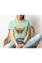 "Women's Ethnic Colorful Butterfly Printed T-Shirt - Oversize Style"
