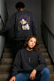 Lenithra Dragon Ball Vegeta Anime Back Printed Unisex Oversize Smoked Sweatshirt