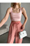 Women Pink Square Neck Camisole Crop Blouse - 5