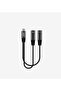2'si 1 Arada Çift USB-C Adaptörü - 2