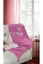 100% Cotton Muslin Tv Blanket/Armchair Cover Fuchia - 3
