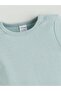 Lcw Baby Blue Printed Baby Boy Snap Body 2-Piece - 3