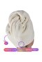 Button Elastic Hair Towel, Hair Cap, Makeup Cap, Facial Care Towel, - 4