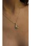 Gold Fish Figure Colored Enamel Necklace - 2
