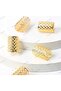 Bohemian Hair Ring-Hair Earring Set Cylindrical Model 5-Piece Hair Charms (BC-1221) - 2