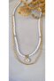 Select Your Letter Chain ​​Necklace White