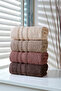 Lera 4-Piece 50x90 Towel Set Hand and Face Towel 100% Cotton - 2