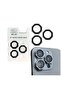 Apple iPhone 16 Compatible Kl20 Corner Camera Lens Protection Glass Black - 4