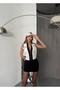 Ottoman Fabric Zippered Vest with Gold Accessories - 3