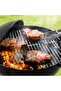 Trolley Charcoal Barbecue Grill A picnic BBQ Outdoor Patio Garden with Side Trays and Storage Shelf - 3