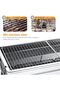 Barbecue Grill, Stainless Steel BBQ, Large Folding Portable BBQ Grill, Charcoal Grill for Outdoor Co - 7