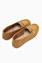 Genuine Leather Solina Camel Moccasin Shoes Comfortable Casual Loafer - 4