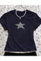 بلوزة قصيرة بحزام للأطفال من Boy Baby Tee Star - 2