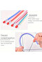 Super Flex 5Pcs Bendable Pencil Tilting Stress Pen - 8