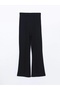 Lcw Modest Women's Black Elastic Waist Sweatpants - 5