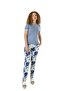 Jiber Women's Cotton Viscose Short Sleeve Pajamas Set Bottom Top Home Wear Summer Patterned Pajamas Set - 2
