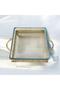 Square Presentation Stand with Plated Legs 23cm - 4