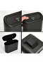 Car Trash Can Portable Car Interior Portable Lid Organizer Trash Can Push Lid Bucket (BLACK) - 5