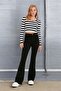 Audrey Black High Waist Flare Jeans - 3