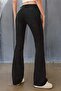 Binoche Black Non-Fading Lycra High Waist Denim Spanish Leg Jeans - 3