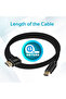 كابل HDMI للصوت والفيديو ، يدعم دقة 4K ويحتوي على منفذ إيثرنت عالي السرعة، بطول 3 أمتار " - 4