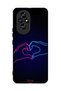 غطاء حماية لهاتف Honor 200 5G بتصميم يد مؤثرة تصنع القلب
